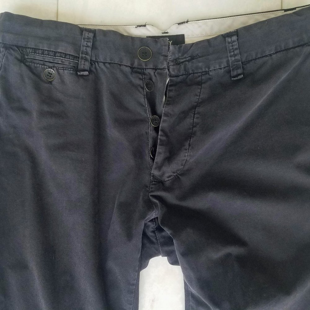 Obey Men's Pants, Cotton, Black